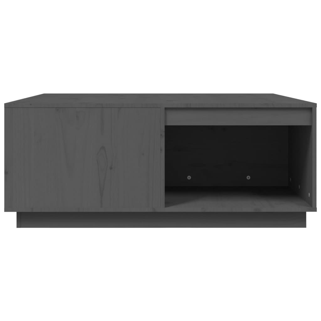Coffee Table Grey 100x101x40.5 cm Solid Wood Pine