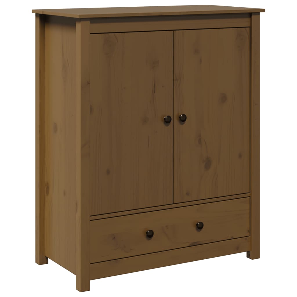 Highboard Honey Brown 83x41,5x100 cm Solid Wood Pine