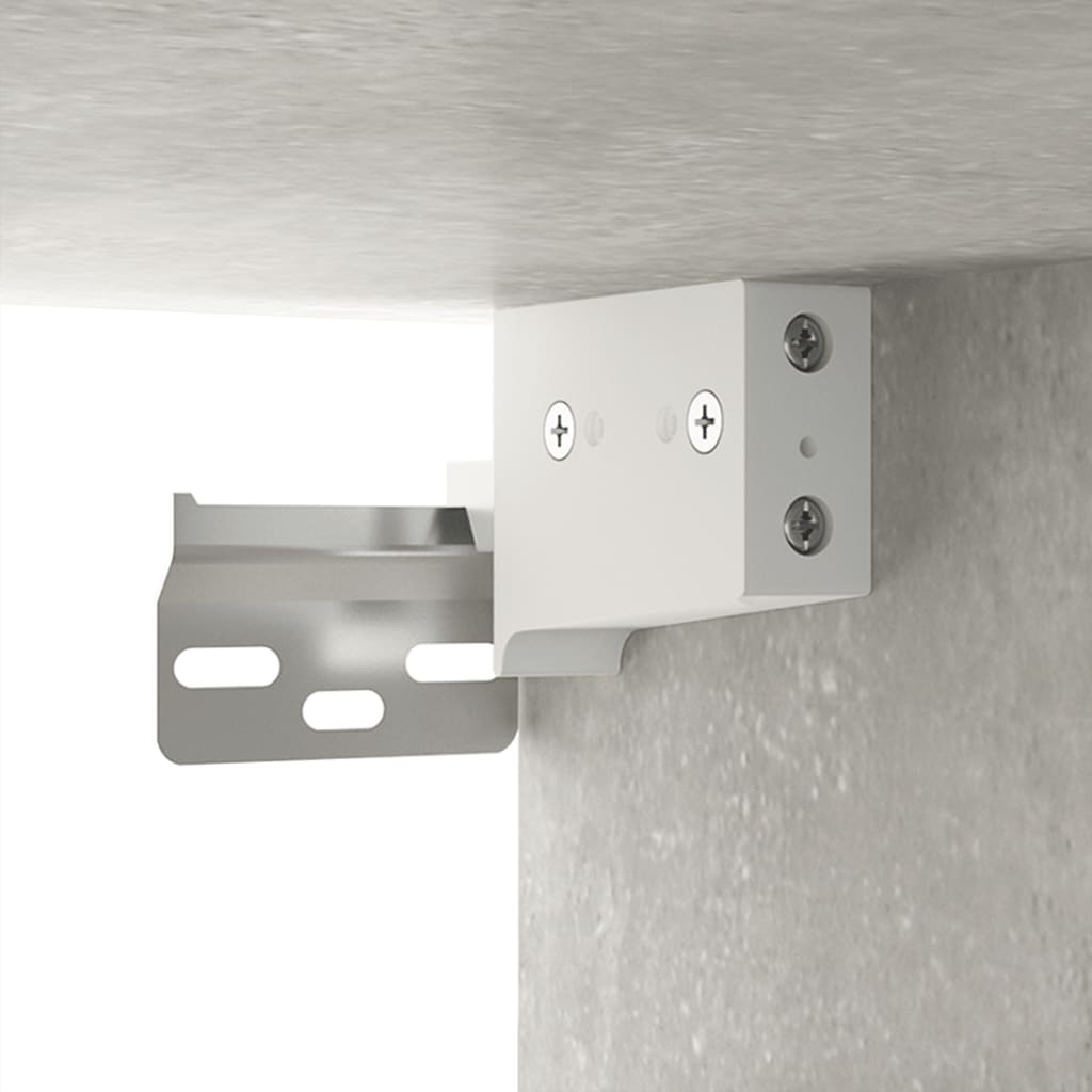 Wall Mounted TV Cabinet Concrete Grey 100x34.5x40 cm