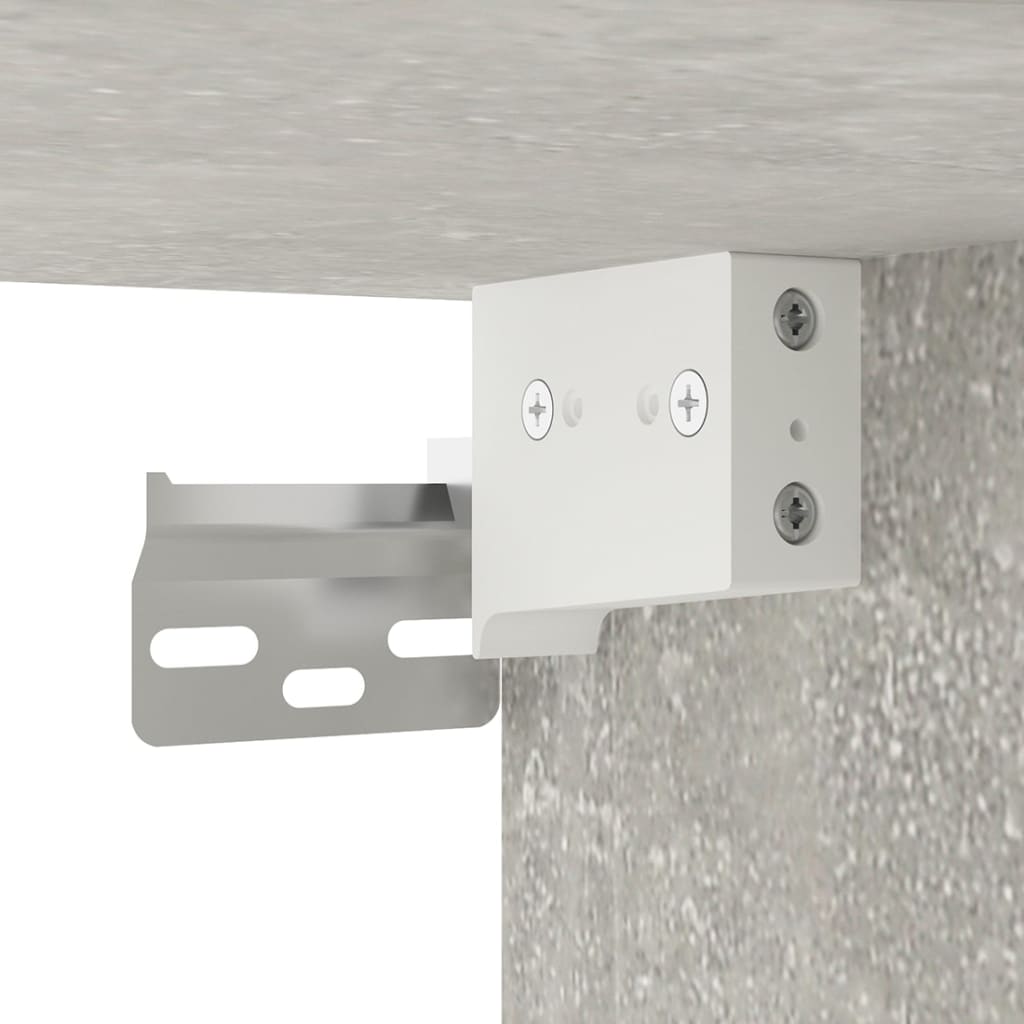 Wall Mounted TV Cabinet Concrete Grey 40x34,5x100 cm