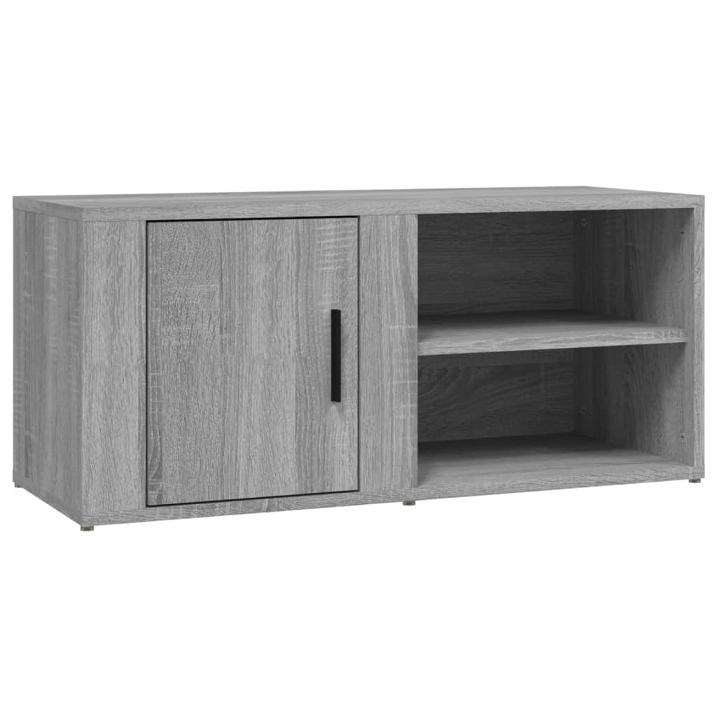 TV Cabinet Grey Sonoma 80x31,5x36 cm Engineered Wood