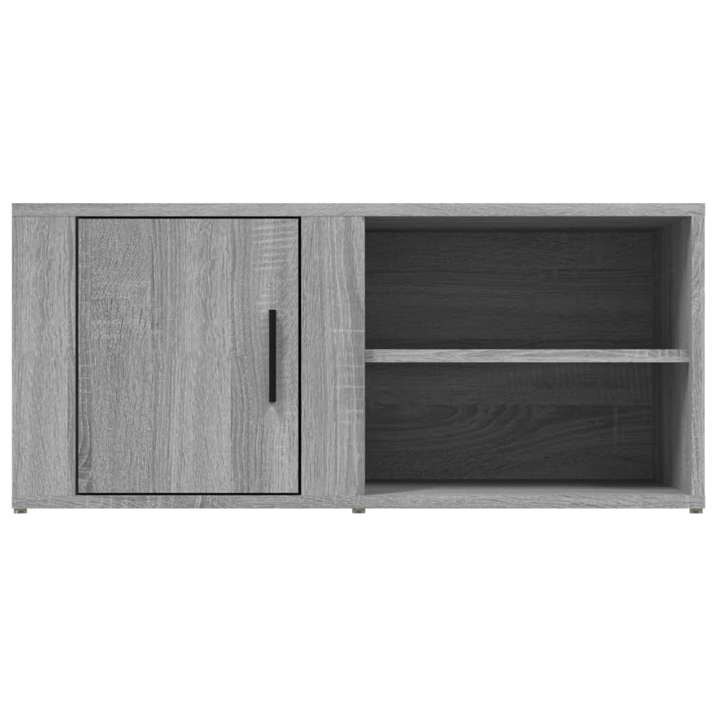 TV Cabinet Grey Sonoma 80x31,5x36 cm Engineered Wood