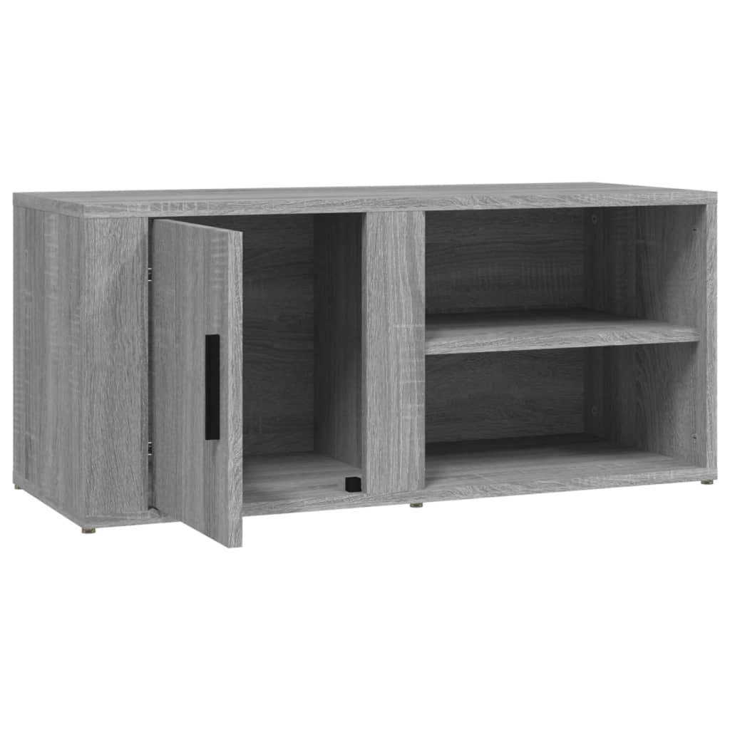 TV Cabinet Grey Sonoma 80x31,5x36 cm Engineered Wood