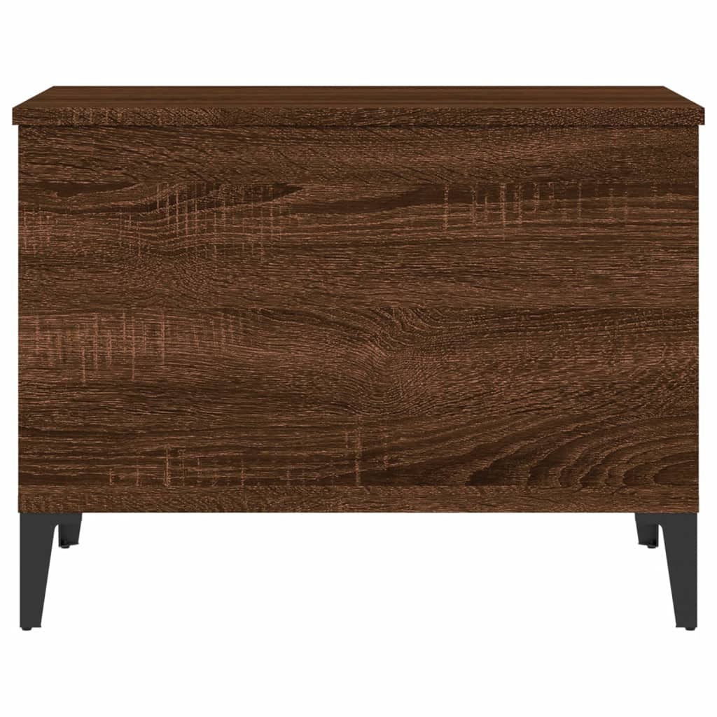 Coffee Table Brown Oak 60x44.5x45 cm Engineered Wood