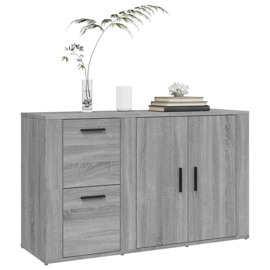 Sideboard Grey Sonoma 100x33x59.5 cm Engineered Wood