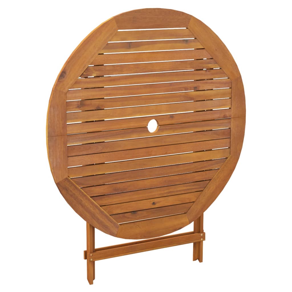 Outdoor Patio Wooden Folding Garden Dining Table Acacia Wood Tables Brown