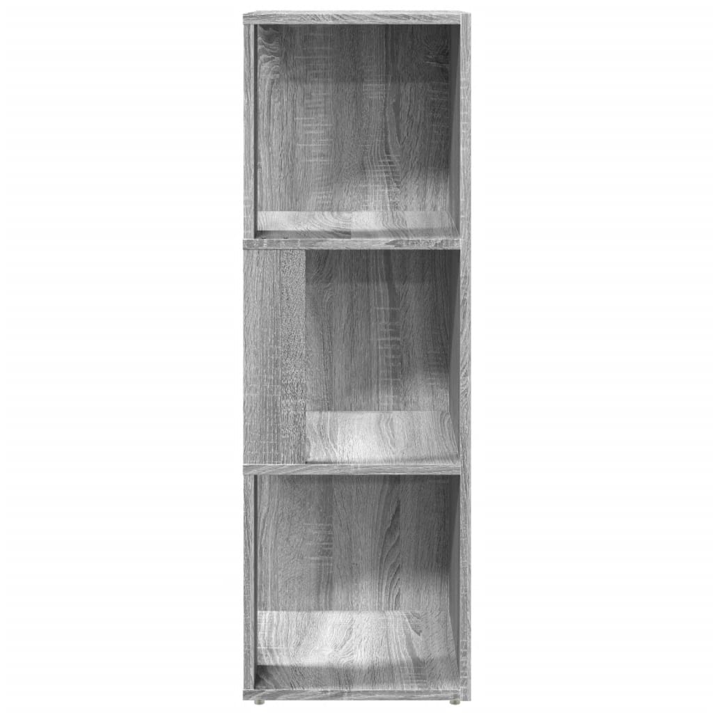 Corner Cabinet Grey Sonoma 33x33x100 cm Engineered Wood