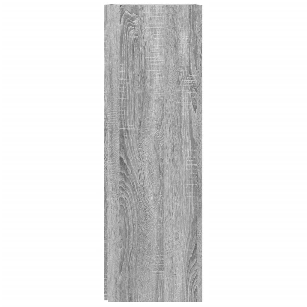 Corner Cabinet Grey Sonoma 33x33x100 cm Engineered Wood