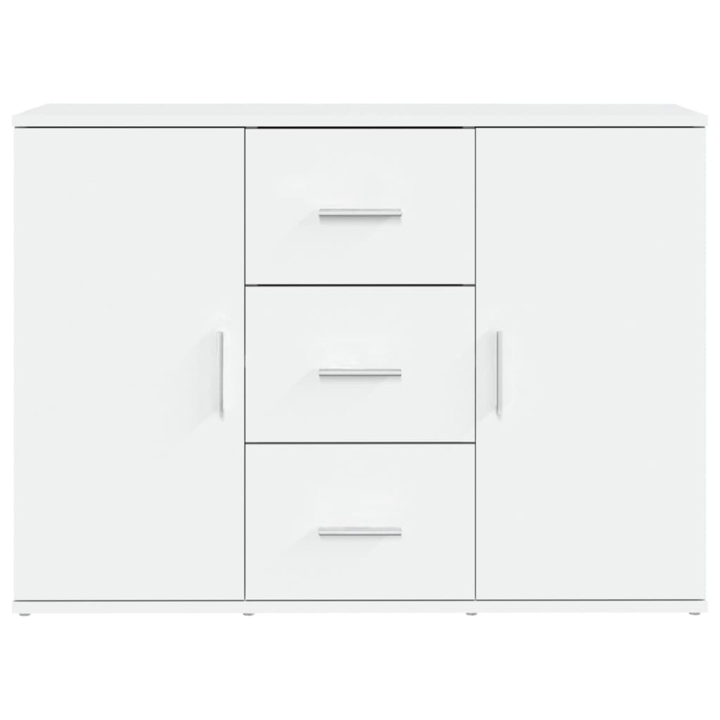 Modern Wooden Sideboard Storage Cabinet Unit With 2 Doors & 3 Drawers Wood
