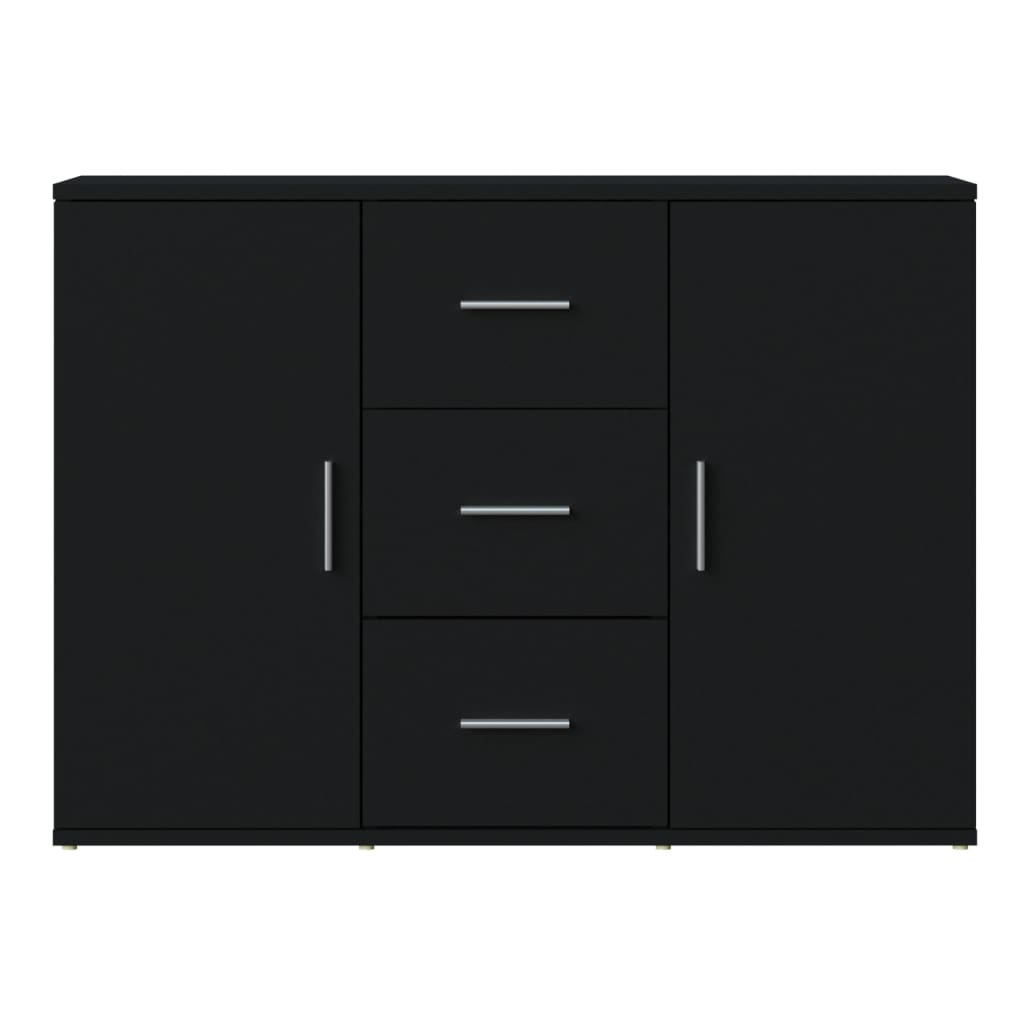 Modern Wooden Sideboard Storage Cabinet Unit With 2 Doors & 3 Drawers Wood