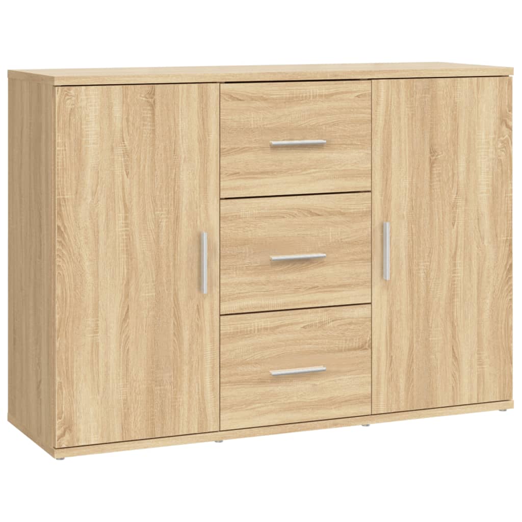 Sideboard Sonoma Oak 91x29.5x65 cm Engineered Wood