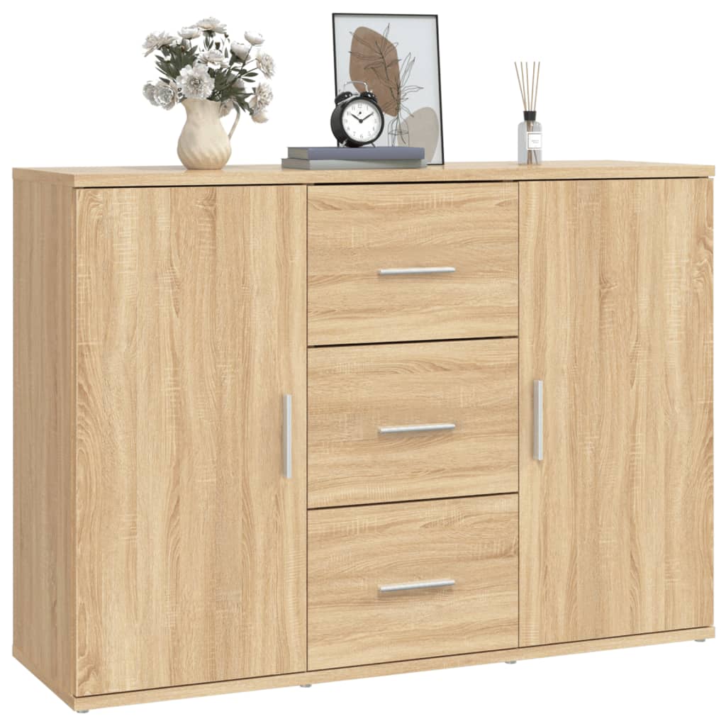 Sideboard Sonoma Oak 91x29.5x65 cm Engineered Wood