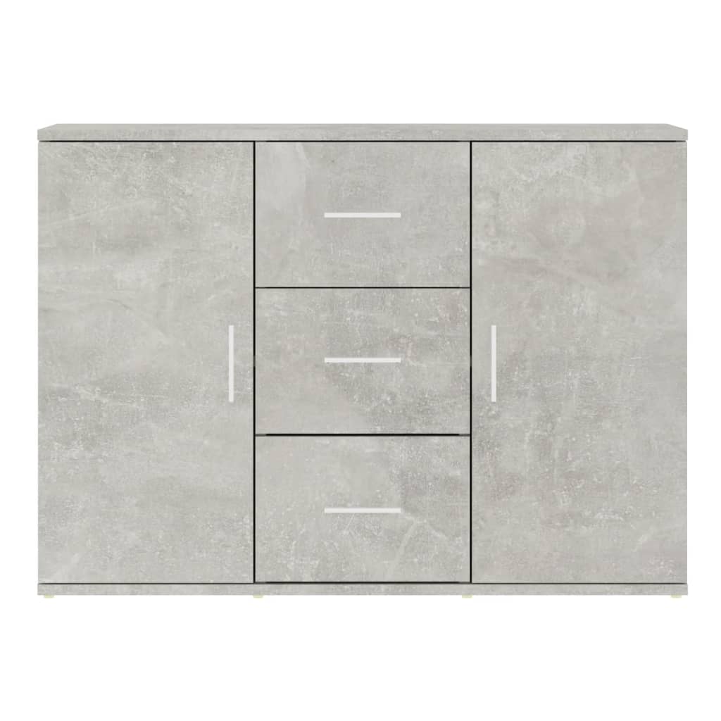Modern Wooden Sideboard Storage Cabinet Unit With 2 Doors & 3 Drawers Wood