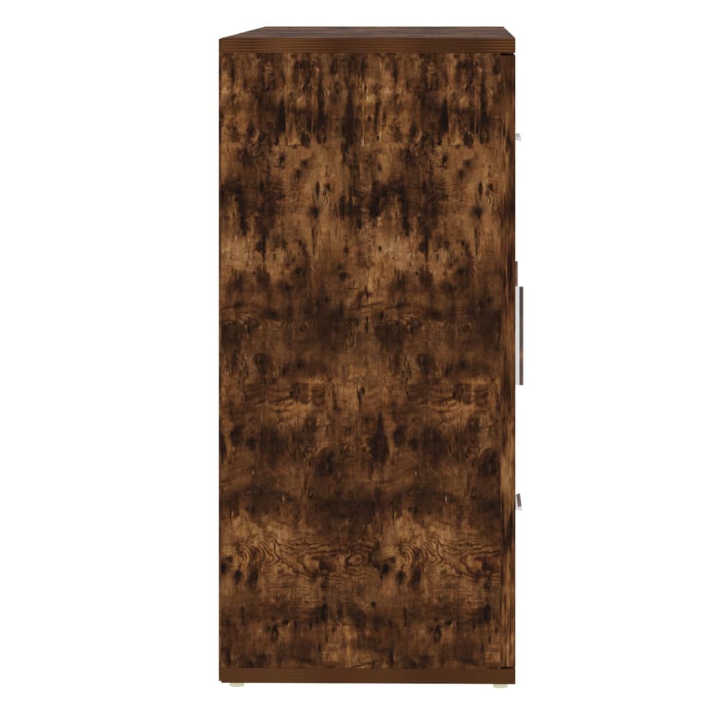 Modern Wooden Sideboard Storage Cabinet Unit With 2 Doors & 3 Drawers Wood