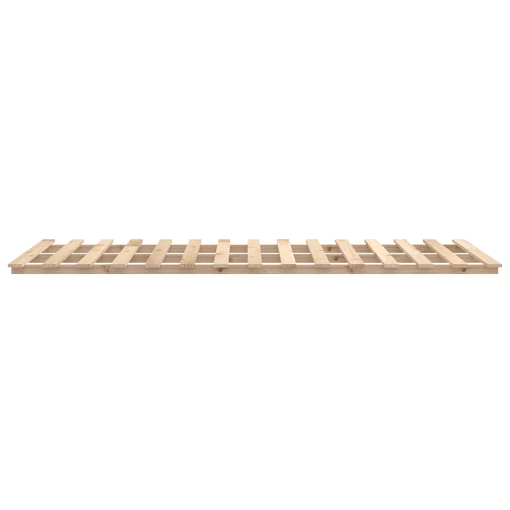 Bed Frame without Mattress 75x190 cm Small Single Solid Wood Pine