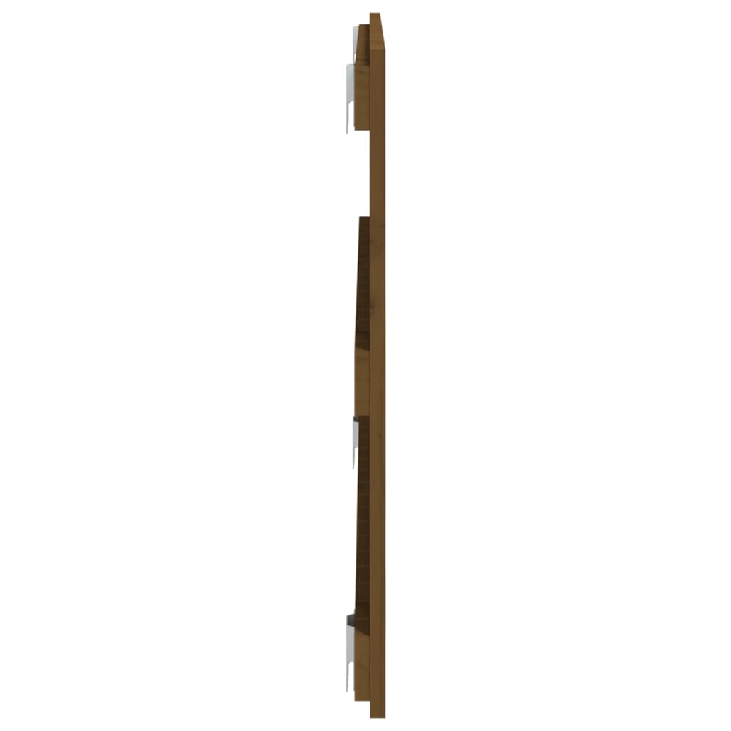 Wall Headboard Honey Brown 108x3x60 cm Solid Wood Pine