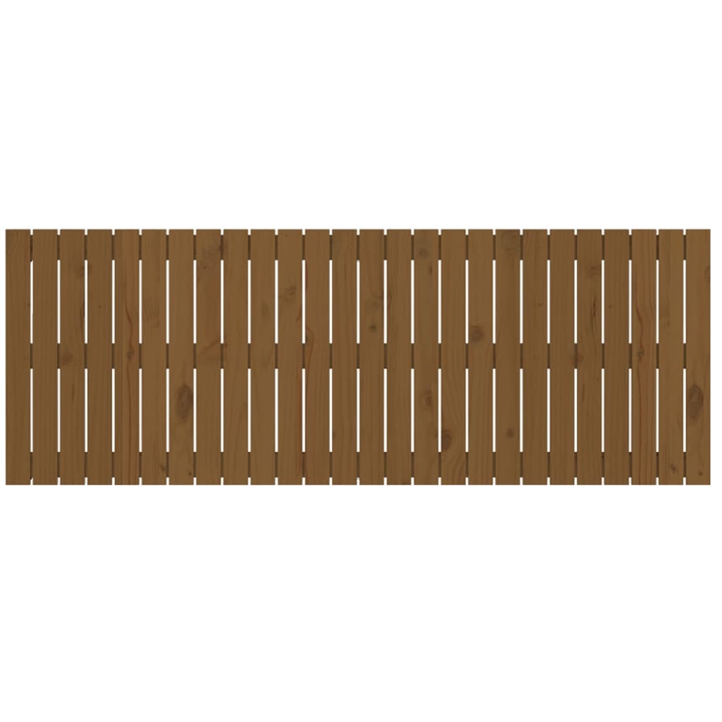 Wall Headboard Honey Brown 166x3x60 cm Solid Wood Pine