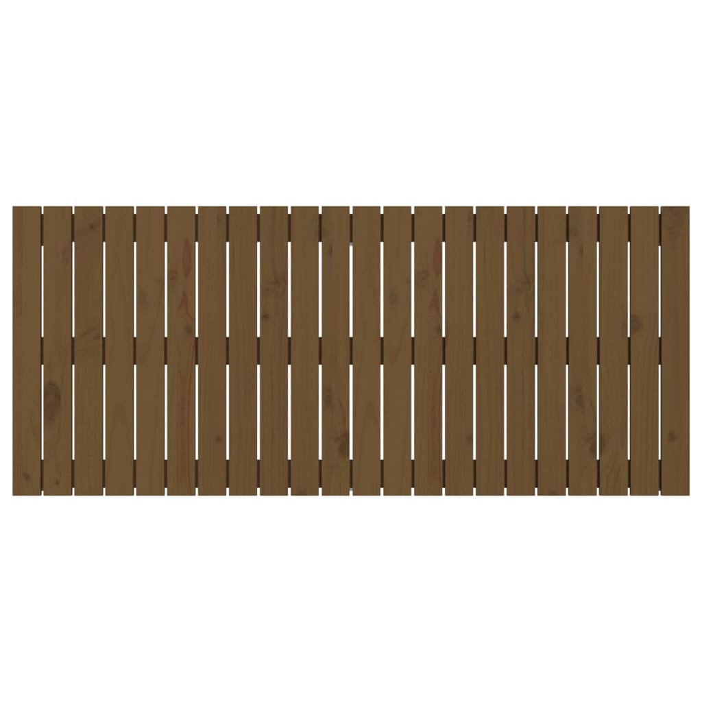 Wall Headboard Honey Brown 140x3x60 cm Solid Wood Pine