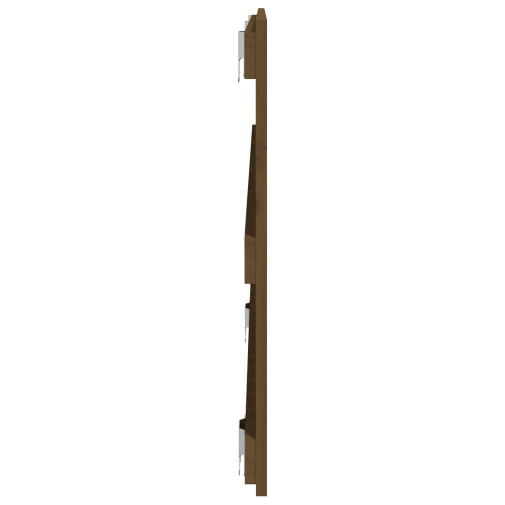 Wall Headboard Honey Brown 140x3x60 cm Solid Wood Pine