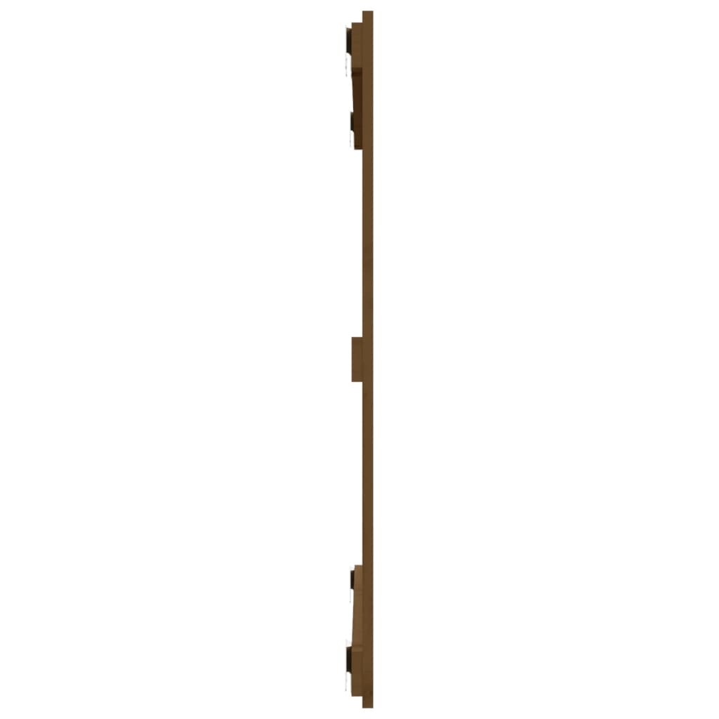 Wall Headboard Honey Brown 95.5x3x90 cm Solid Wood Pine