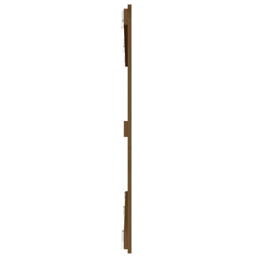 Wall Headboard Honey Brown 159.5x3x90 cm Solid Wood Pine