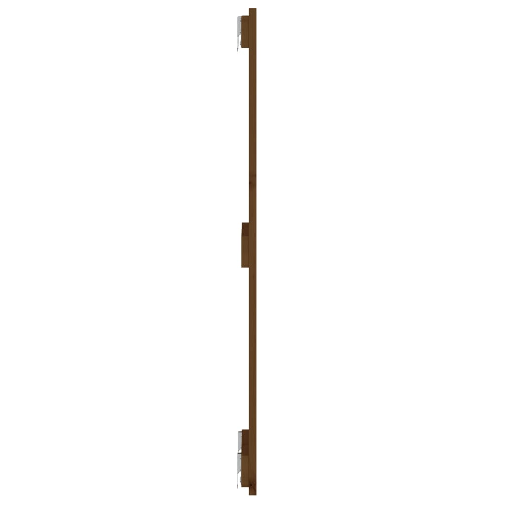 Wall Headboard Honey Brown 82.5x3x90 cm Solid Wood Pine