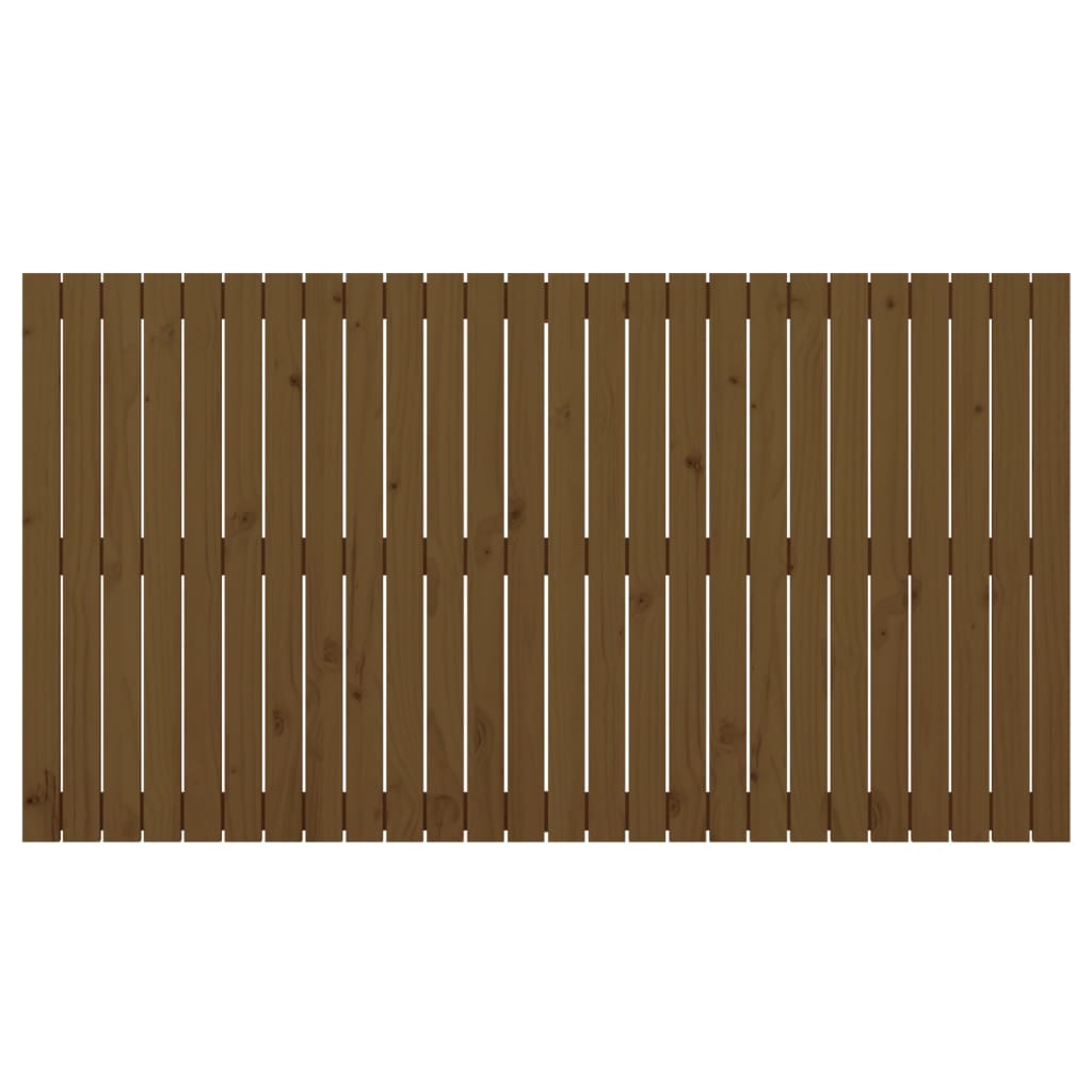 Wall Headboard Honey Brown 166x3x90 cm Solid Wood Pine