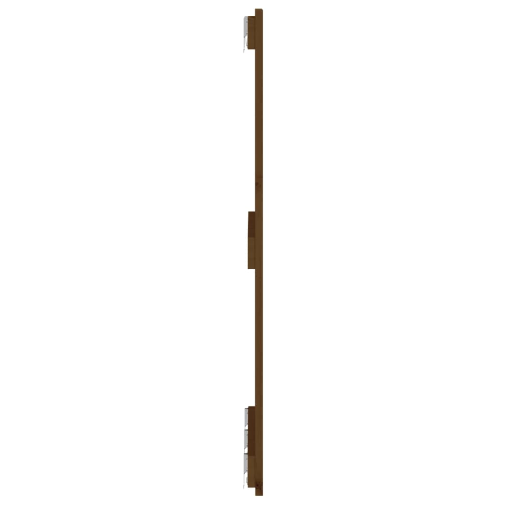 Wall Headboard Honey Brown 166x3x90 cm Solid Wood Pine