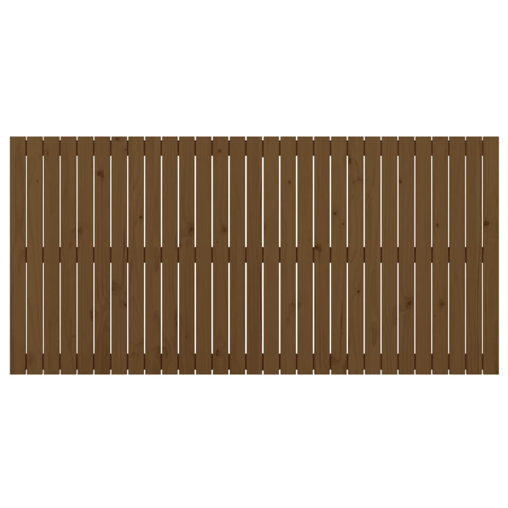 Wall Headboard Honey Brown 185x3x90 cm Solid Wood Pine