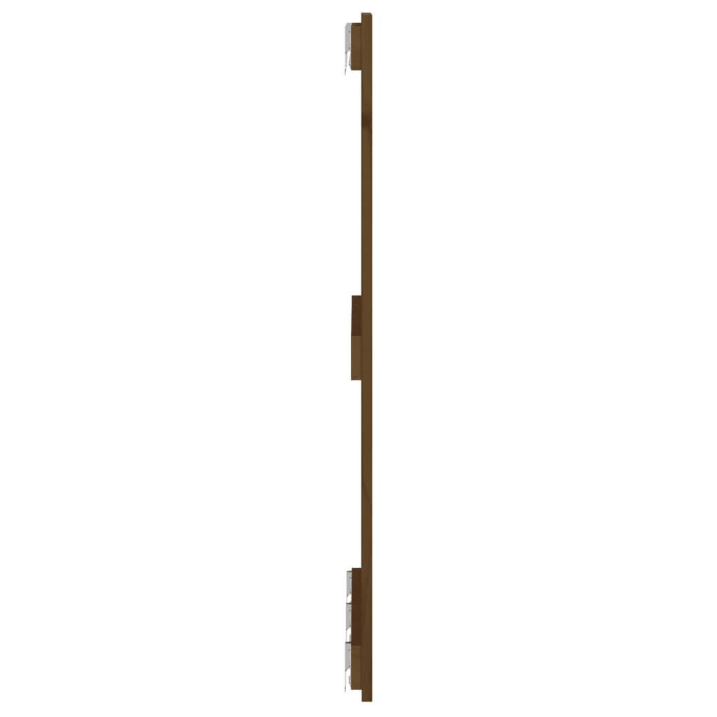 Wall Headboard Honey Brown 185x3x90 cm Solid Wood Pine