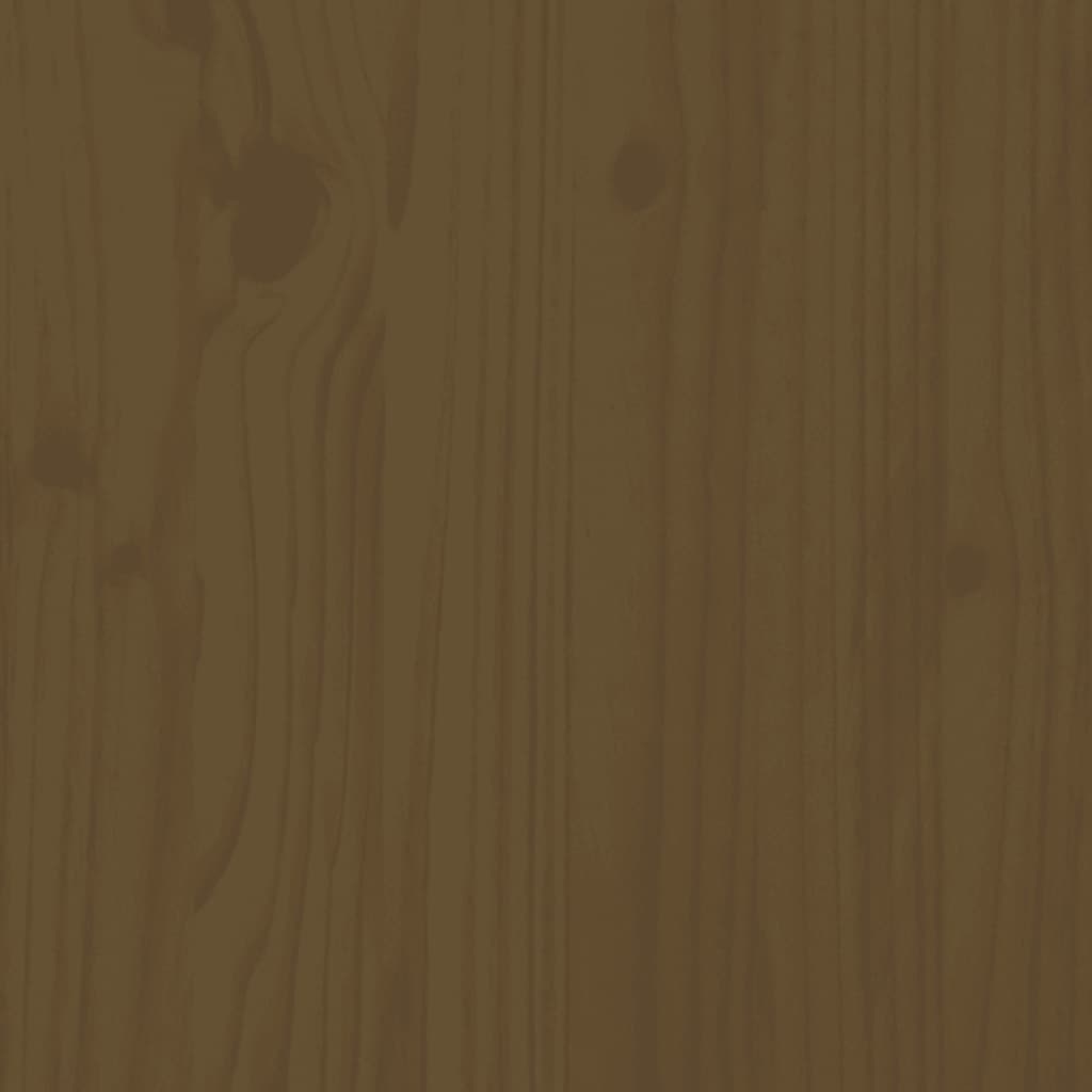 Wall Headboard Honey Brown 95.5x3x110 cm Solid Wood Pine