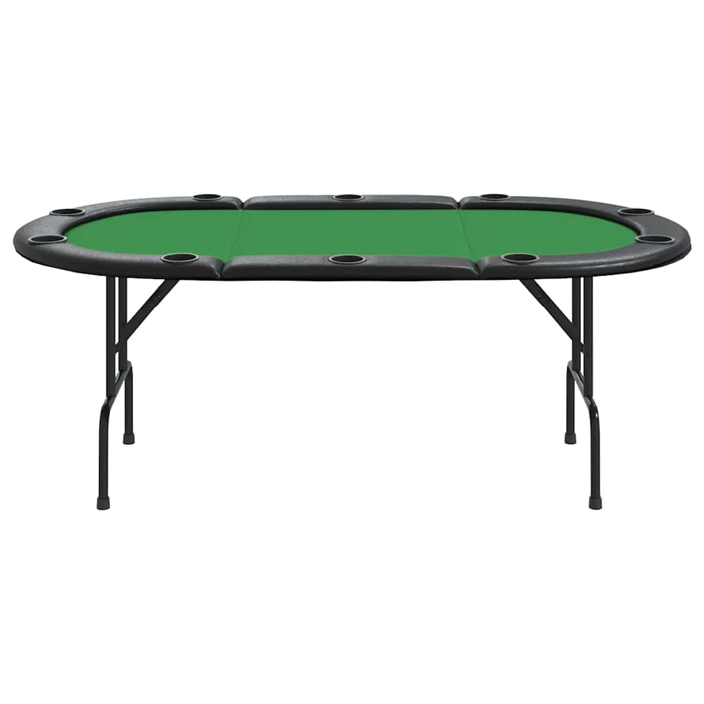 10-Player Folding Poker Table 207x106x76 cm