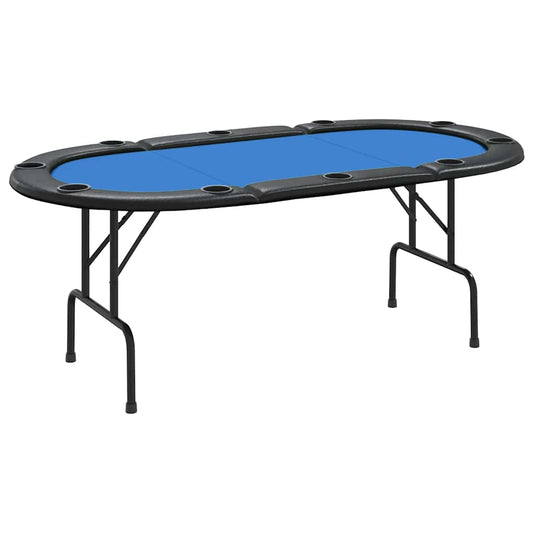 10-Player Folding Poker Table 207x106x76 cm