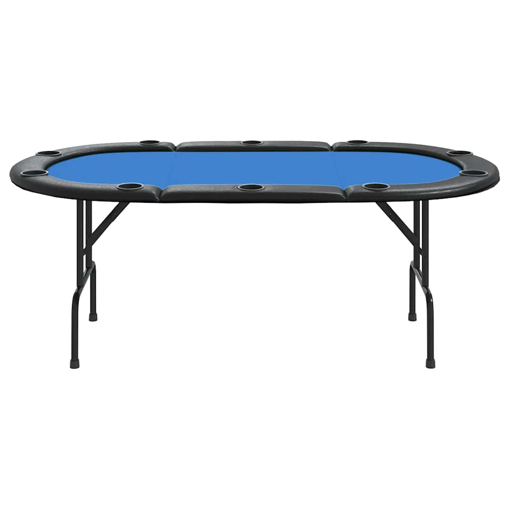 10-Player Folding Poker Table 207x106x76 cm