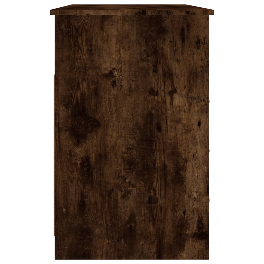 Modern Wooden Home Office Computer Desk Table With 3 Storage Drawers Wood