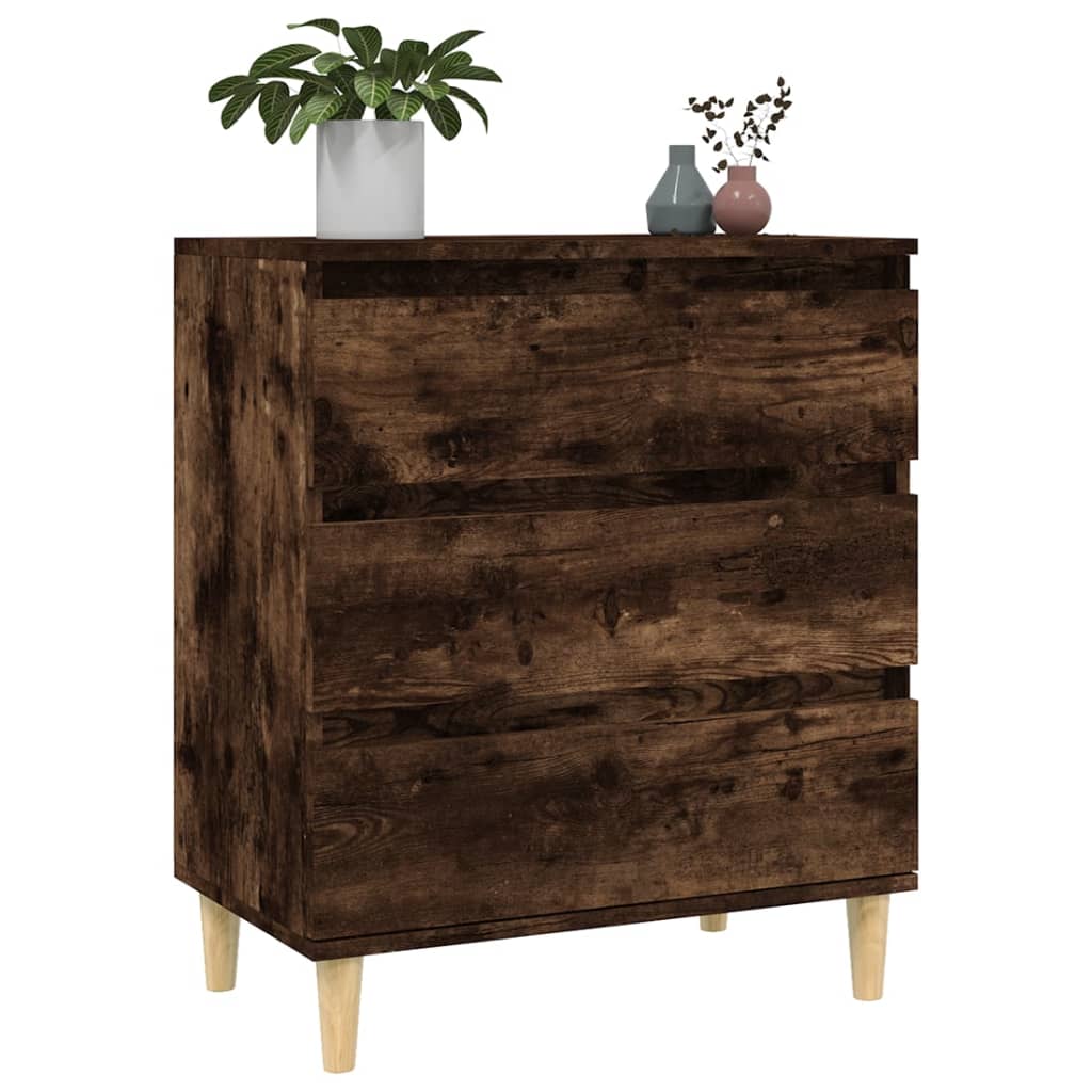 Sideboard Smoked Oak 60x35x70 cm Engineered Wood
