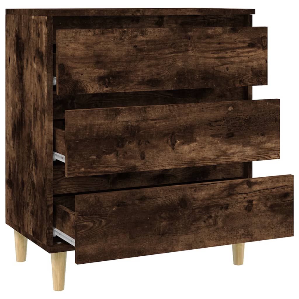 Sideboard Smoked Oak 60x35x70 cm Engineered Wood