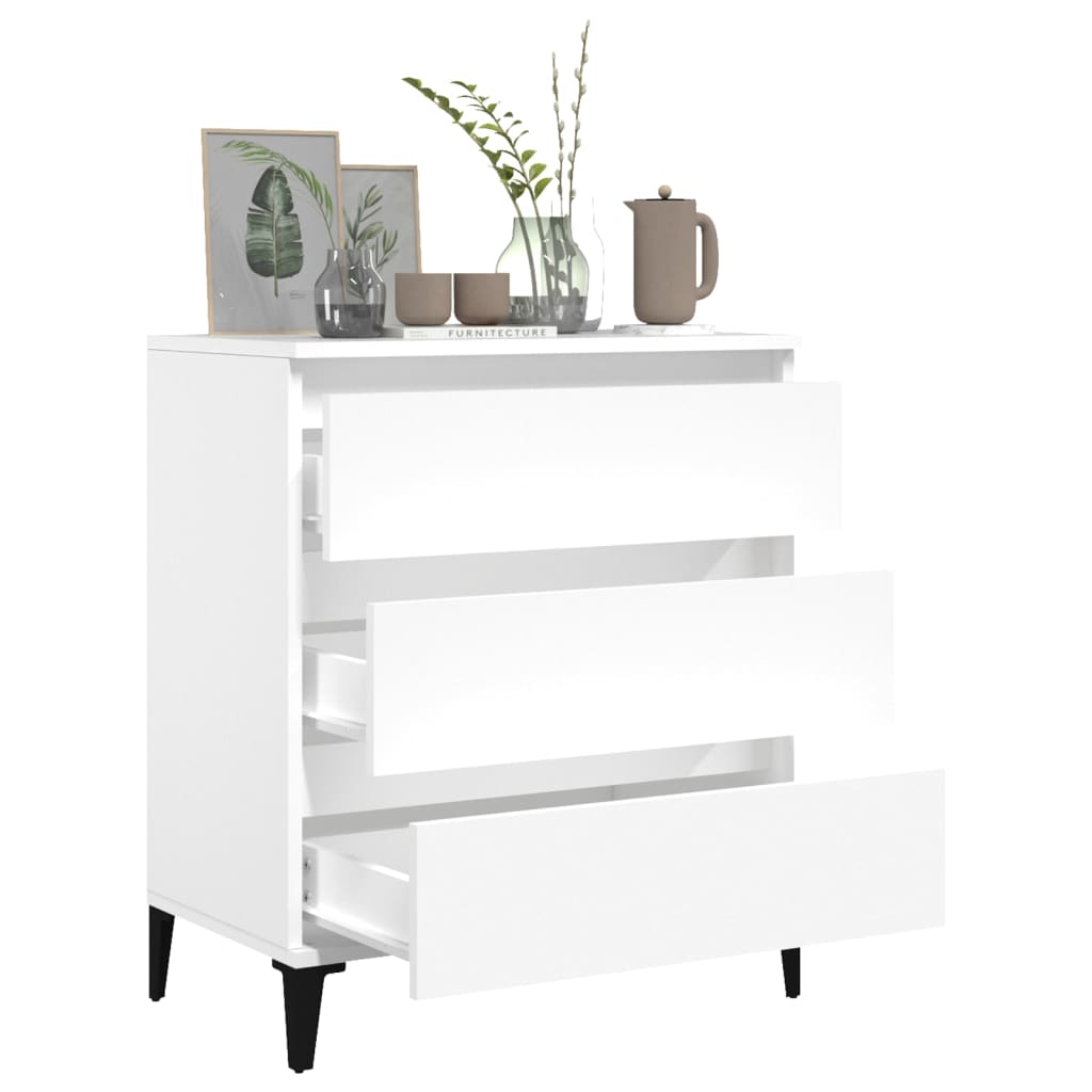 Sideboard White 60x35x70 cm Engineered Wood