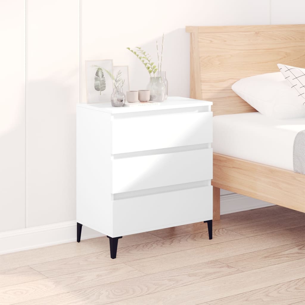 Sideboard White 60x35x70 cm Engineered Wood