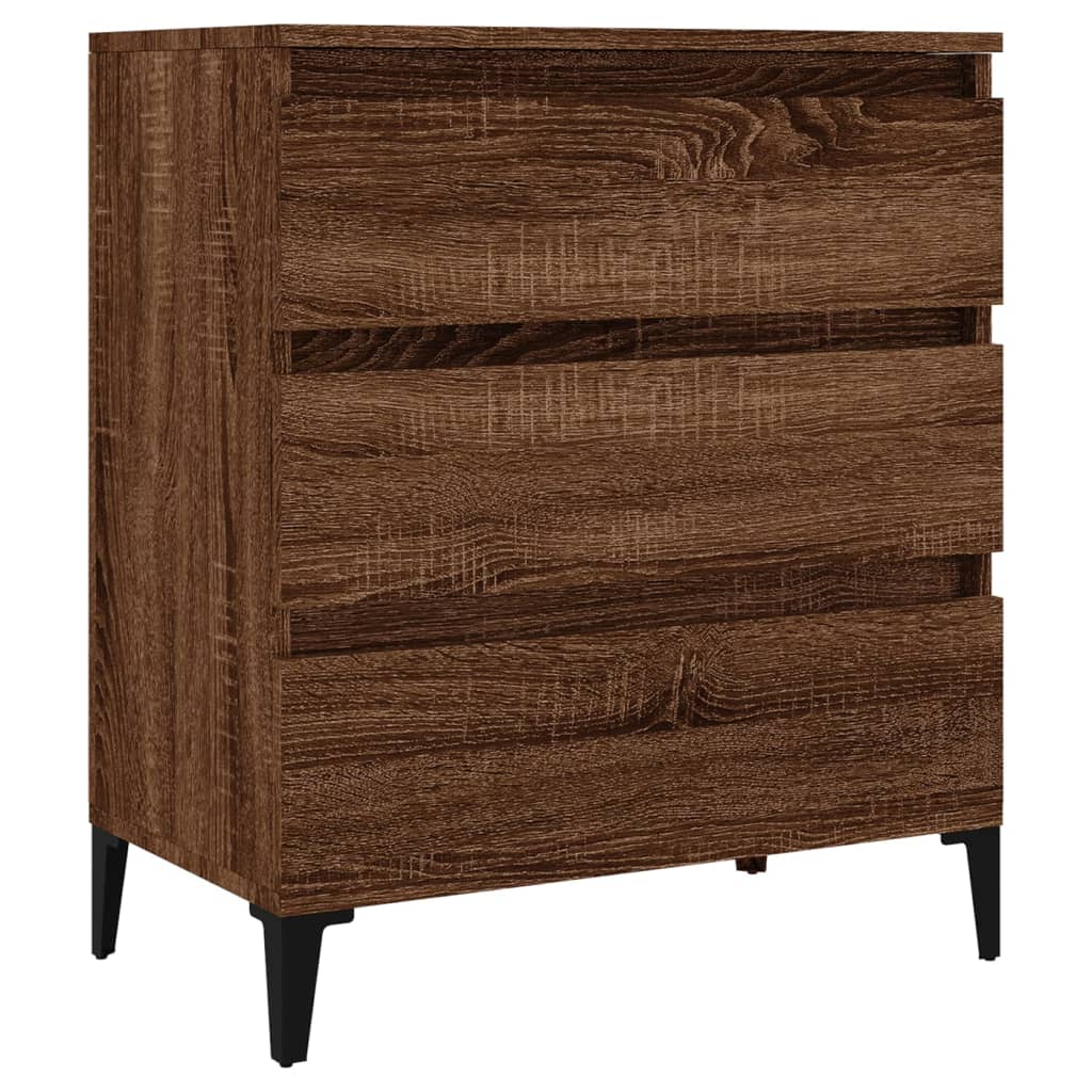 Sideboard Brown Oak 60x35x70 cm Engineered Wood