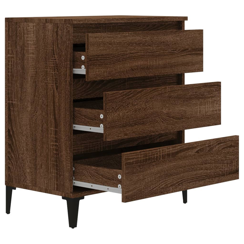Sideboard Brown Oak 60x35x70 cm Engineered Wood