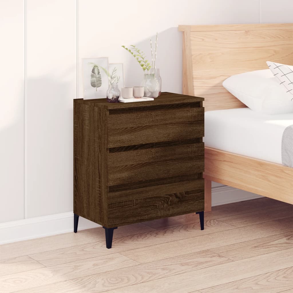 Sideboard Brown Oak 60x35x70 cm Engineered Wood