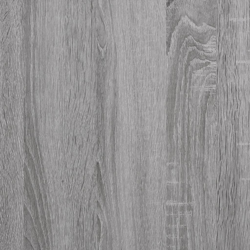 Hanging Glass Cabinet Grey Sonoma 40x31x60 cm Engineered Wood