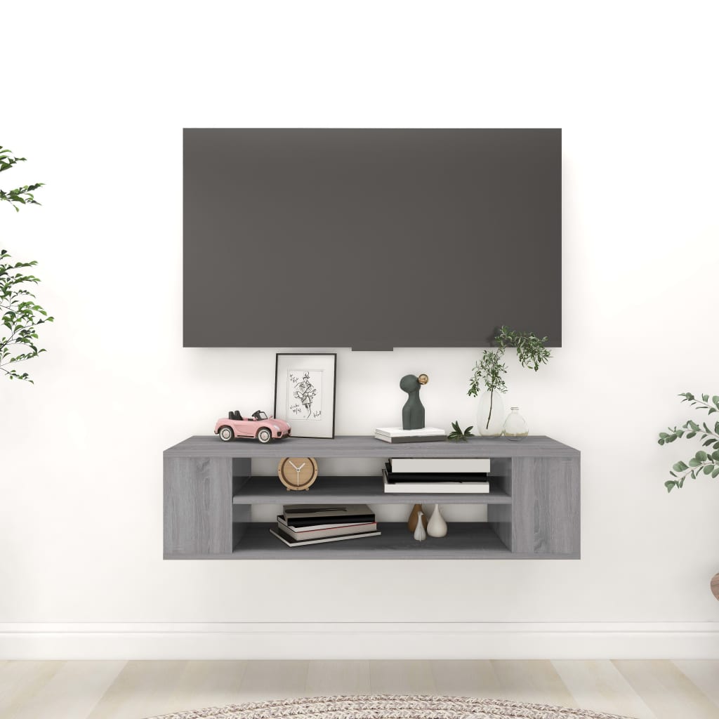 Hanging Tv Cabinet 100X30X26.5 Cm Engineered Wood