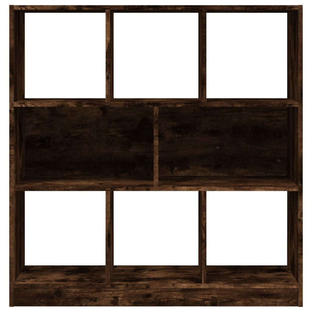 Modern Wooden Open Bookcase Book Storage Cabinet Unit With 8 Compartments Wood