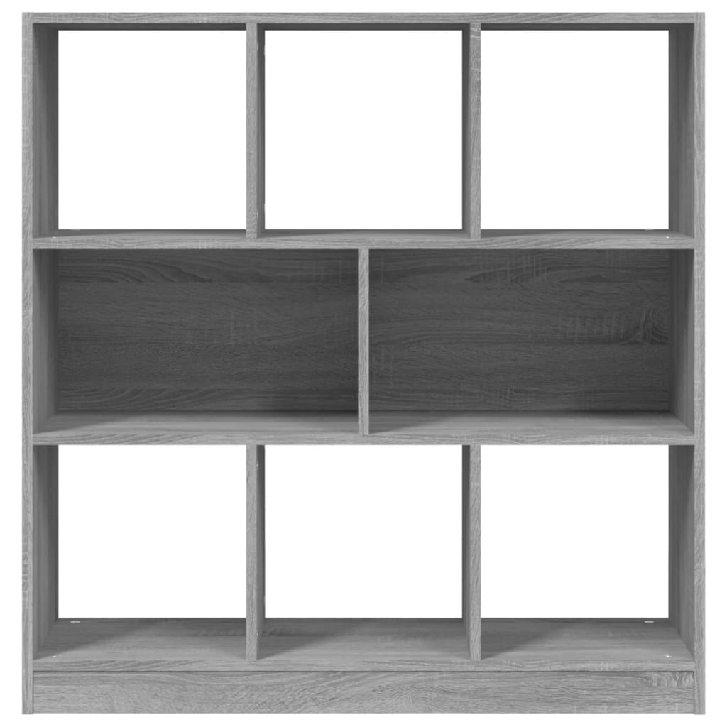 Modern Wooden Open Bookcase Book Storage Cabinet Unit With 8 Compartments Wood