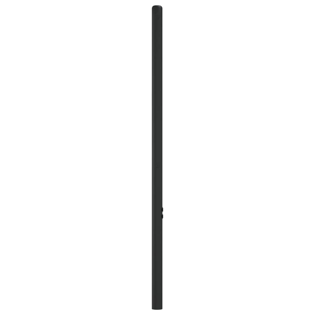 Metal Headboard Black 75 cm