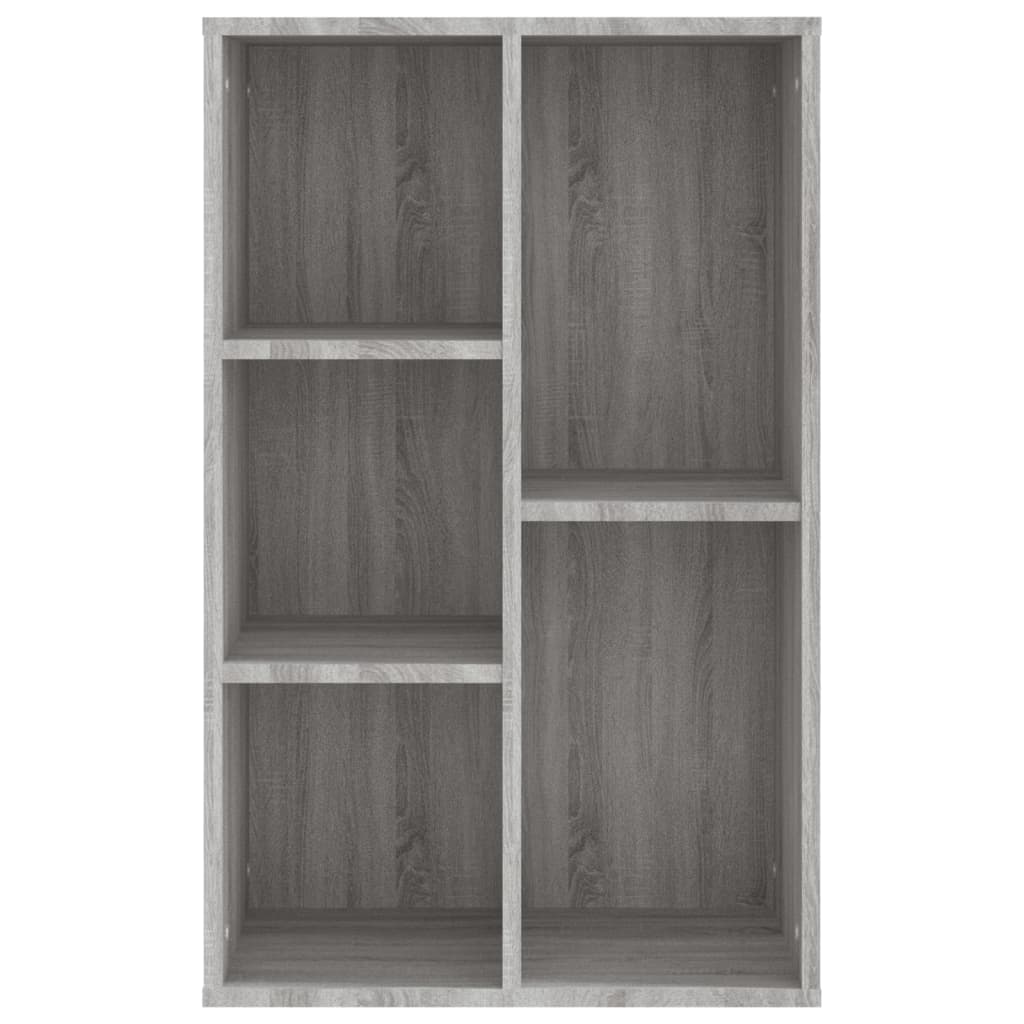 Book Cabinet/Sideboard Grey Sonoma 50x25x80 cm Engineered Wood