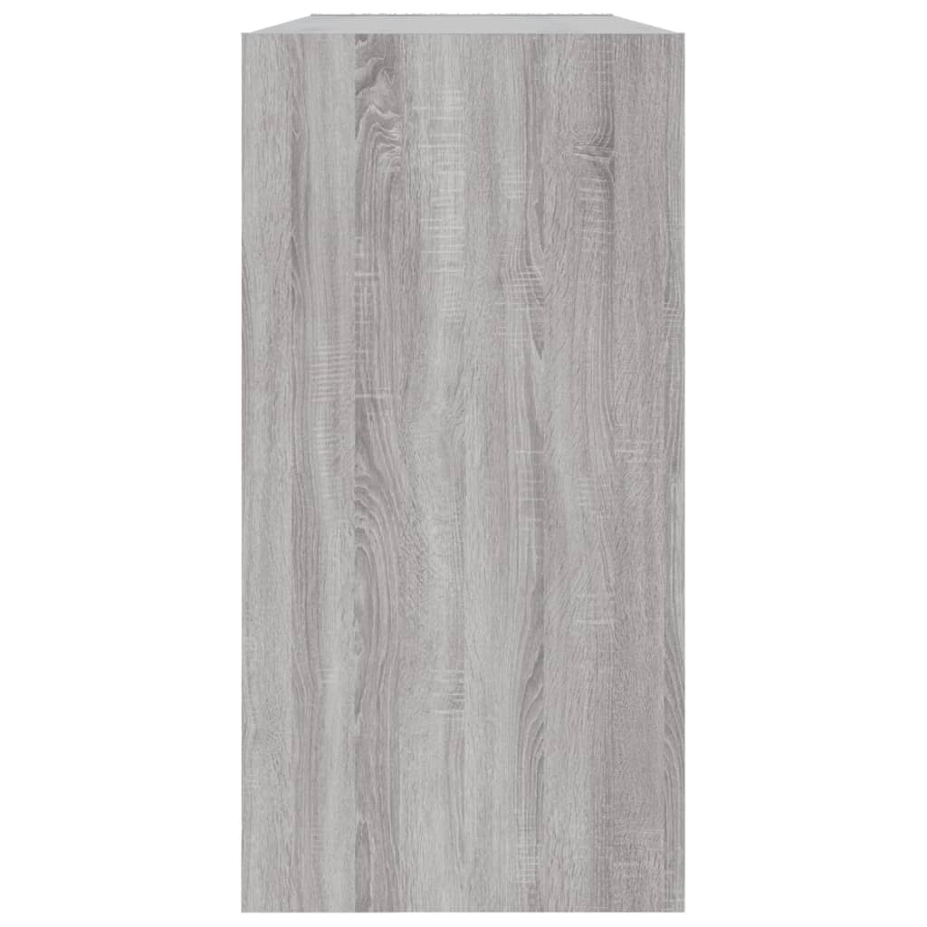 Book Cabinet/Sideboard Grey Sonoma 50x25x80 cm Engineered Wood