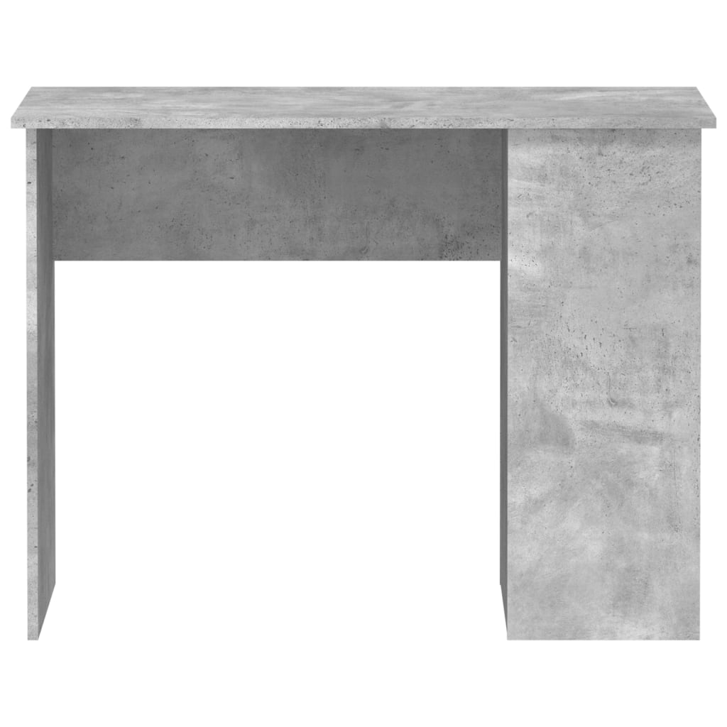 Modern Wooden Home Office Computer Desk Table With Open Storage Compartments